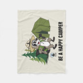 FörsterRick | großer amerikanischer Campout - Zelt Fleecedecke (Vorderseite)