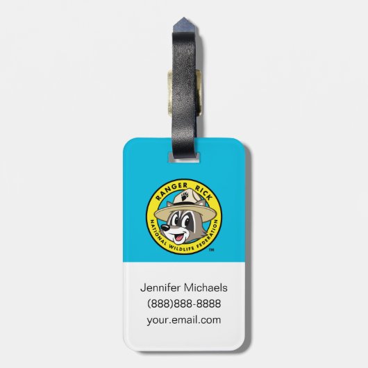 Försterrick-Logo FörsterRick | Gepäckanhänger (Rückseite vertikal)