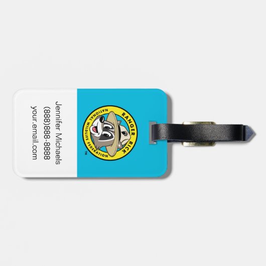 Försterrick-Logo FörsterRick | Gepäckanhänger (Rückseite horizontal)