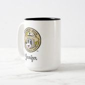 Försterrick-Logo FörsterRick | Zweifarbige Tasse (Vorderseite Links)