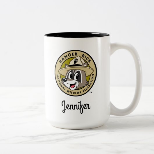 Försterrick-Logo FörsterRick | Zweifarbige Tasse (Rechts)