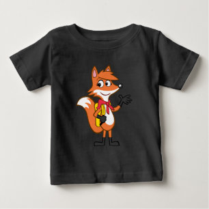 FörsterRick Scarlett Fox-Wellenartig bewegen Baby T-shirt