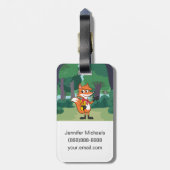 FörsterRick| Scarlett Fox-Wellenartig bewegen Gepäckanhänger (Rückseite vertikal)