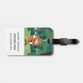 FörsterRick| Scarlett Fox-Wellenartig bewegen Gepäckanhänger (Rückseite horizontal)