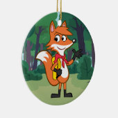 FörsterRick| Scarlett Fox-Wellenartig bewegen Keramikornament (Rechts)