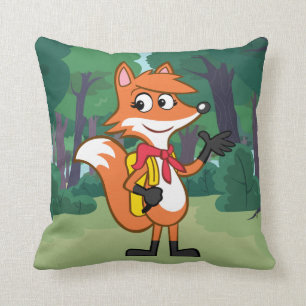 FörsterRick Scarlett Fox-Wellenartig bewegen Kissen
