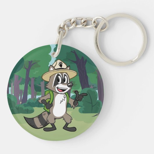 Försterrick-Zeigen FörsterRick | Schlüsselanhänger (Rückseite)