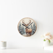 Forstland Majestät Runde Wanduhr (Zuhause)