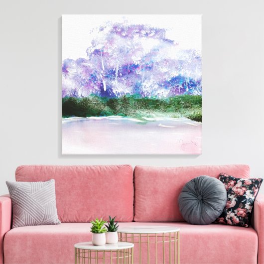 Forstmediation | Canvas Print Leinwanddruck (Insitu (Wohnzimmer))