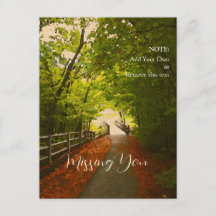 FORSTPFAD Fall 07 - Postkarte