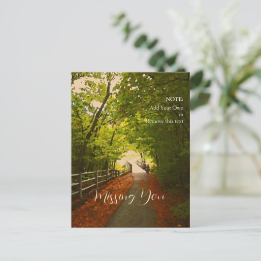 FORSTPFAD Fall 07 - Postkarte (Stehend Vorderseite)