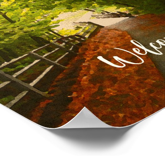 FORSTPFAD Herbst 07 - Poster (Ecke)