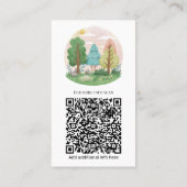 Forstschule - Naturlich Inspiriertes Design für de Visitenkarte (Rückseite)