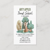 Forstschule - Naturlich Inspiriertes Design für de Visitenkarte (Vorderseite)