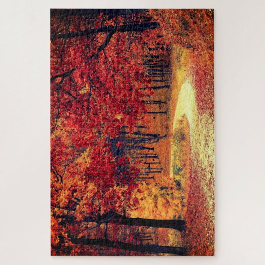 Forststraße - Fall - Beautiful Puzzle (Vertikal)