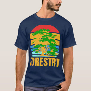 Forstwirtschaft Vintager Retro T-Shirt