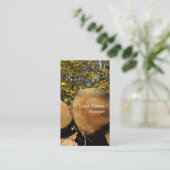 Forstwirtschaftsherbst-Visitenkarte Visitenkarte (Stehend Vorderseite)