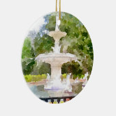 Forsyth Brunnen Aquarell-dem Druck in der Keramik Ornament (Rechts)