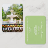 Forsyth Brunnen Künstler-dem Druck in der Visitenkarte (Vorne/Hinten)