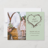 Forsyth Fountain Savannah GA Foto Save the Date Einladung (Rückseite)