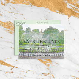 Forsyth Fountain Watercolor Savannah Save the Date Postkarte