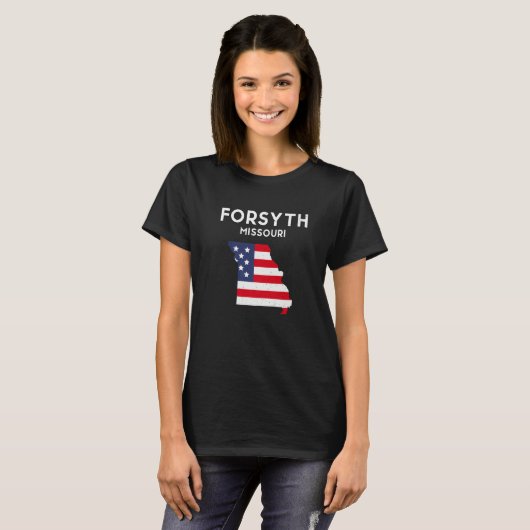 Forsyth Missouri USA State America Travel Missouri T-Shirt (Vorne ganz)