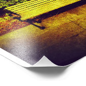 Forsyth Park Bench Fotodruck (Ecke)