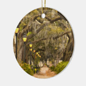 Forsyth Park - Foto, Savannah, Georgia (GA) USA Keramik Ornament (Links)