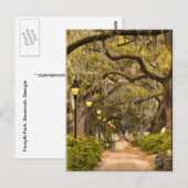 Forsyth Park - Foto, Savannah, Georgia (GA) USA Postkarte (Vorne/Hinten)