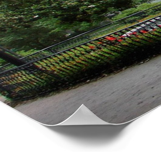 Forsyth Park Fountain - Poster (Ecke)