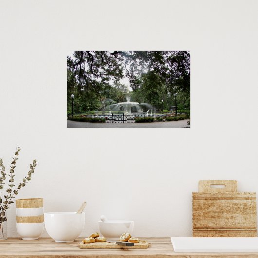 Forsyth Park Fountain - Poster (Küche)
