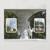 Forsyth Park Fountain Savannah GA Fotografy Pos Postkarte (Vorderseite)