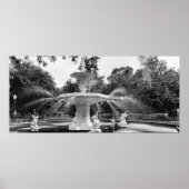 Forsyth Park Fountain, Savannah Ga Poster (Vorne)