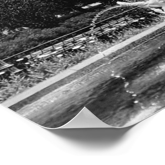 Forsyth Park Fountain, Savannah Ga Poster (Ecke)