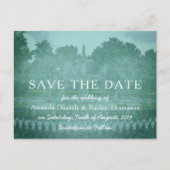 Forsyth Park Fountain Savannah GA Save the Date Ankündigungspostkarte (Vorderseite)