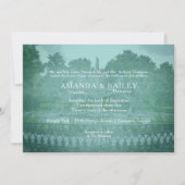 Forsyth Park Fountain Savannah GA Wedding Einladung (Vorderseite)