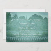 Forsyth Park Fountain Savannah GA Wedding Einladung (Vorderseite)