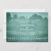 Forsyth Park Fountain Savannah GA Wedding Einladung (Vorderseite)