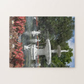 Forsyth Park Fountain Savannah Georgia Fotografie Puzzle (Horizontal)