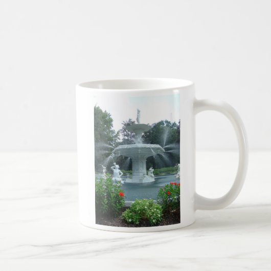 Forsyth Park, in der Savanne, GA Kaffeetasse (Rechts)