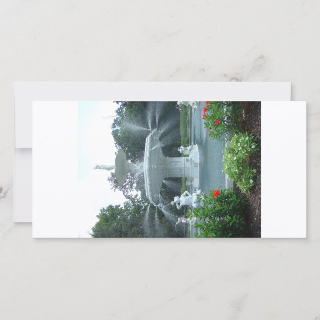 Forsyth Park, in Savannah, Ga (Vorderseite)