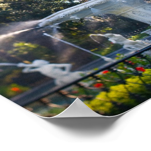 Forsyth Park, in Savannah, Ga Poster (Ecke)