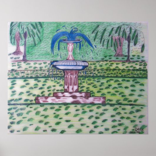 Forsyth Park Poster (Vorne)