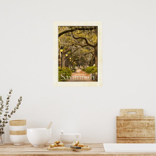 Forsyth Park - Savannah, GA Poster (Küche)