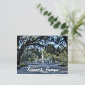 Forsyth Park Savannah Georgia Postcard Postkarte (Stehend Vorderseite)