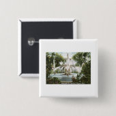 Forsyth Park, Savanne 1906 Vintag Button (Vorne & Hinten)