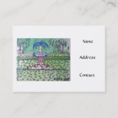 Forsyth Park-Visitenkarten Visitenkarte (Rückseite)