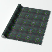 Forsyth Scottish Clan Tartan & Crest Geschenkpapier (Ungerollt)