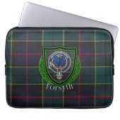 Forsyth Scottish Clan Tartan & Crest Laptopschutzhülle (Vorderseite)