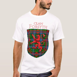 Forsyth Tartan Schottischer Plaid Löwe Rampant T-Shirt